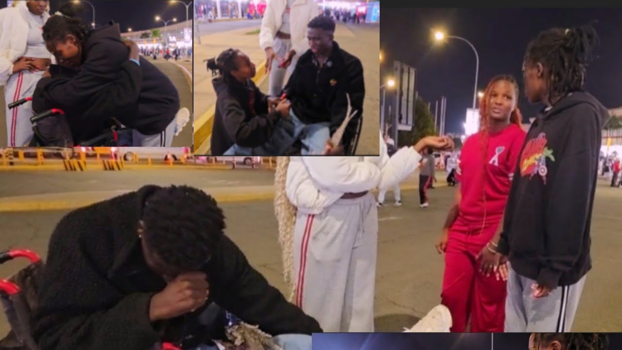 Drama at JKIA ,sam from sweden atusiwa na mpenziwe na kukataliwa hadharani