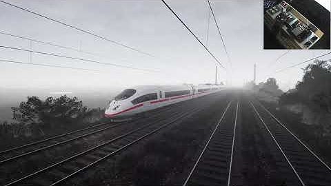 Rate My Driving ICE and rain No Hud | PZB | AFB | SIFA | Rail Driver