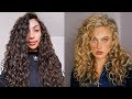 I TRIED CURLY PENNY'S HAIR ROUTINE ... 😱