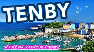 TENBY Wales | FULL TOUR from beach to town, castle and harbour!