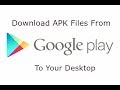 How to Download Android Apps from Play Store to PC? - YouTube