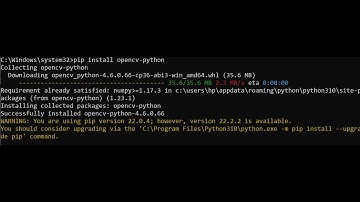 pip install opencv-python | python | itechsoftwareacademy