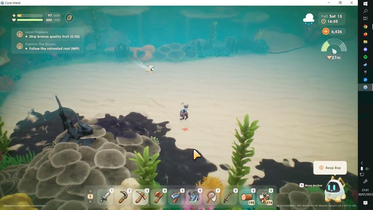 Coral Island Bug - Underwater altar does not spawn offering