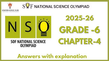 NSO - National Science Olympiad Class-6 | Chapter 4 | Methods of Separation | NSO Olympiad 2025-26