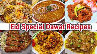 6 Eid Special Dawat Recipes 2024 | Fry Kabab | Tikka biryani | Kakori Kabab | Yakhni Pulao | Bihari