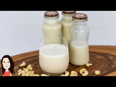 EASY Homemade Creamy Cashew Nut Milk