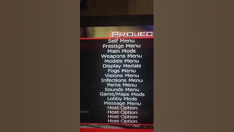 Mw2 modded lobby new menu