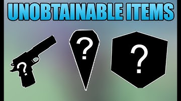 Unobtainable Items [Trolling] | Roblox Stand Upright
