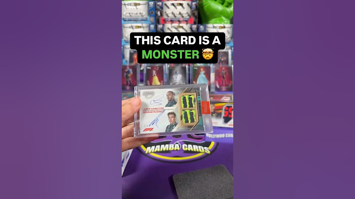 MASSIVE 1/1 PULL!!! 🤯 Lewis Hamilton & George Russell dual patch autograph!!