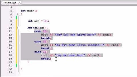 Buckys C++ Programming Tutorials   25   switch