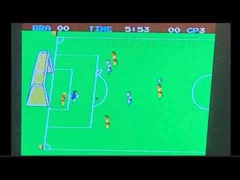 SOCCER [1985] NES Gameplay Italy X Brazil YouTube