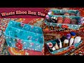 Waste shoe box craft ideas  how to reuse waste shoe box at home  kalpitips  beginners 