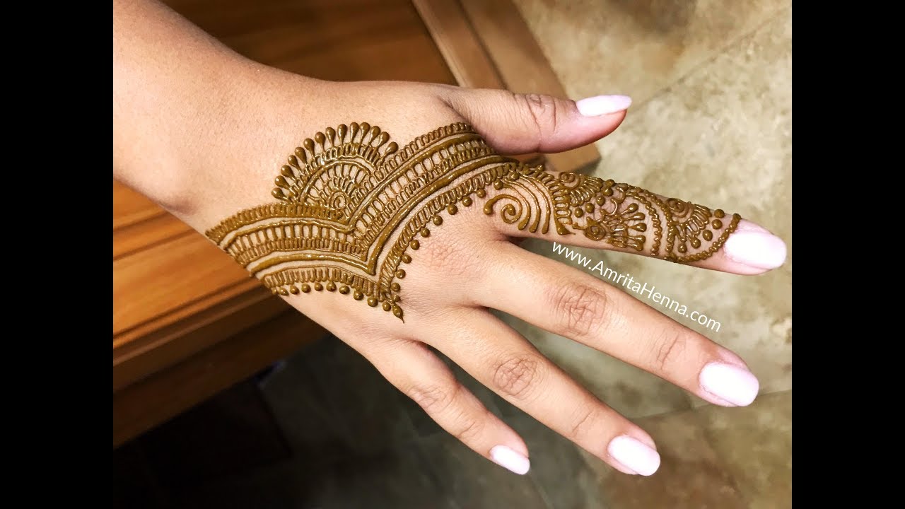 Easy Simple Henna Mehndi For Beginners Learn Quick Mehendi
