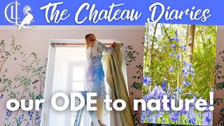 Transforming the Chateau’s BIGGEST Bathroom  inspired by our BLUEBELL WOODS!