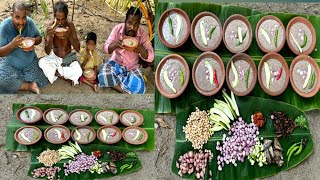 12SIDESH 50LETTER RAGI KOOZ DRINKING CHALLENGE |Kelvaragu koozh|Village Eating Challenge