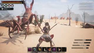 Conan Exiles : The hunt for the Sand Reaper queen.The full boss fight !