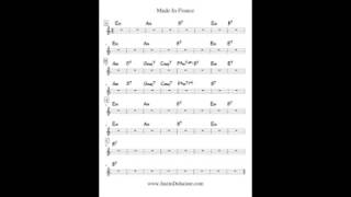 Made In France Play Along chords