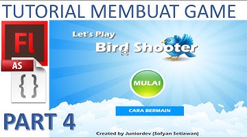Membuat Game Flash - Tembak Burung / Bird Shooter (PART 4/4) dengan Actionscript 2