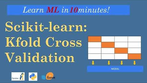 Scikit learn Kfold Cross validation