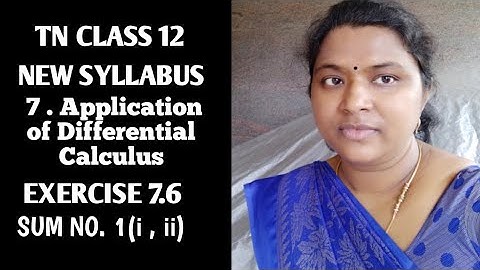 #12thmaths  Exercise 7.6. Question No. 1(i),(ii). Tamil Nadu new Syllabus