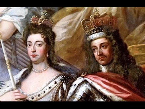 King William III "William of Orange" (1650-1702) & Queen Mary II (1662-1694)