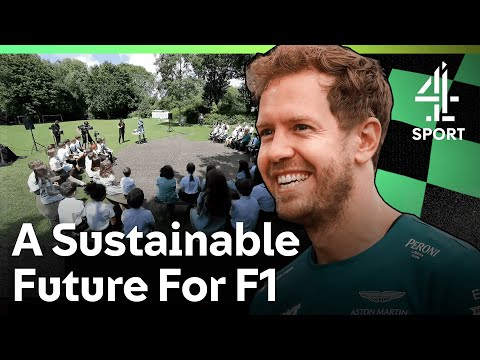 Sebastian Vettel & Lee McKenzie Discuss Sustainability In Formula 1 With School Children | C4F1 | F1