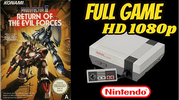 Probotector 2: Return Of The Evil Forces (NES) Longplay/Walkthrough NO COMMENTARY HD 1080p