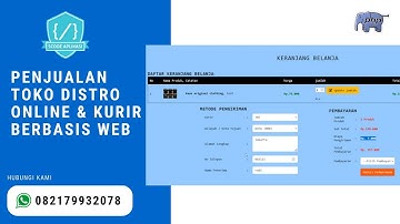 Source Code Aplikasi Penjualan Toko Distro Online & Kurir berbasis Web