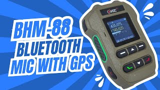 Details New BHM-88 Bluetooth Speaker Microphone: LCD Screen, GPS & Accelerometer News
