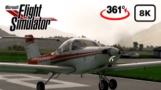 MSFS [8K|360°] - PA-38 Tomahawk: Take-off/Landing (Piper PA-38-112 by JustFlight)