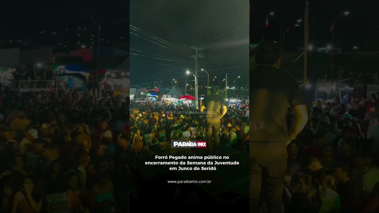 Forró Pegado anima público no encerramento da Semana da Juventude em Junco do Seridó