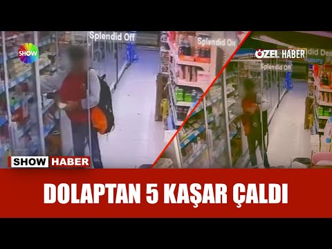 Kaşar hırsızı kamerada!