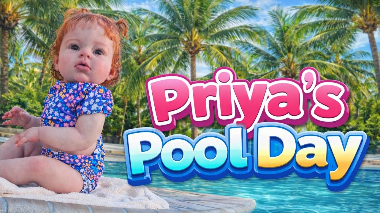 Reborn Toddler Priya Goes To The Pool 💦 🌞 California Vacay Edition 