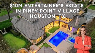 Inside This 10M Entertainers Estate In Houston, Tx Piney Point Village Luxury Home Tour