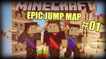 Minecraft: Epic Jump Map 9 & 10: Ultimate Trolling Parkour Map! Episode 1