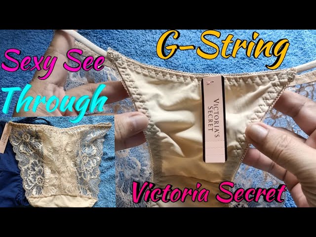 Sexy See Through G-String Lingerie Panty Haul/Review from Victoria