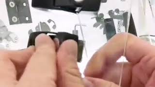 Zinc Alloy Black Soft Fastener With Key screenshot 2