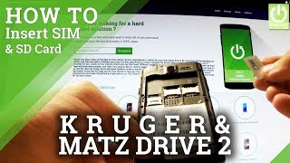 How to Insert SIM & SD Card Into KRUGER & MATZ Drive 2 - SIM Tutorial screenshot 1