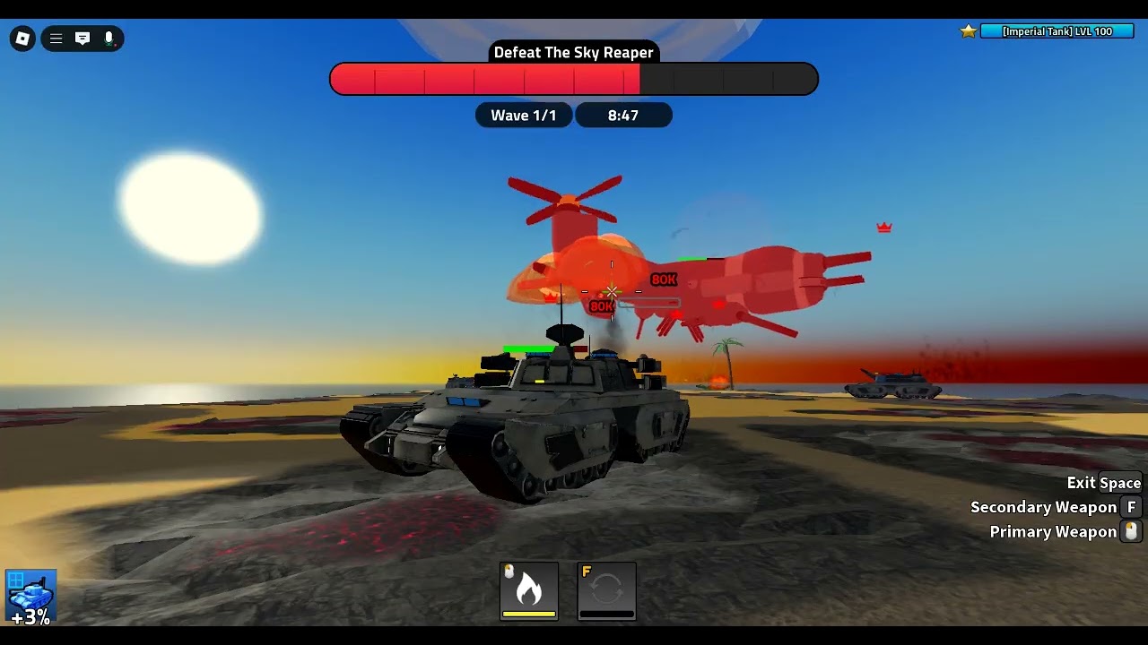 Sky Reaper boss fight with Alpha Force Clan | Military Tycoon