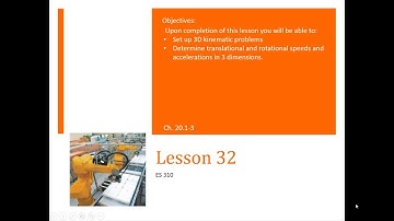 L32 - Dynamics - Lesson 32 - 3D Kinematics