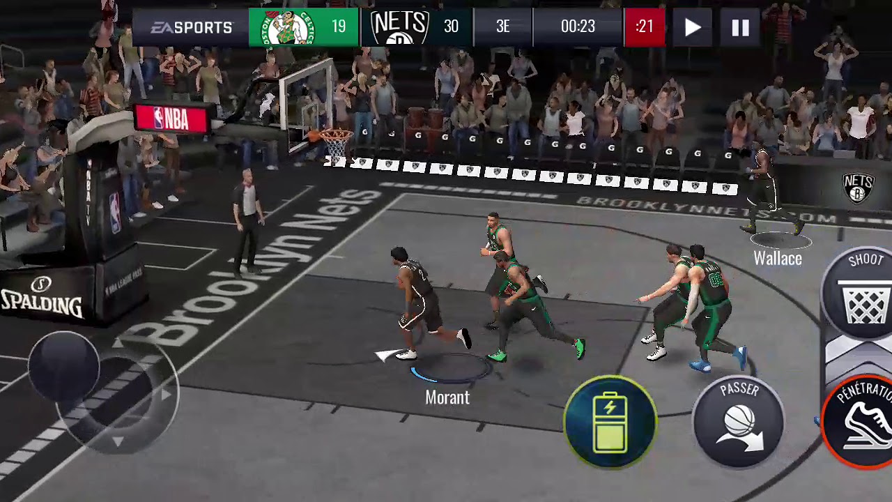 Match de basket et demo YouTube