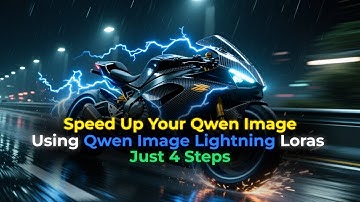 Speed Up Qwen Image Generation Using 4 Steps Qwen Image Lightning Loras  | ComfyUI Tutorial