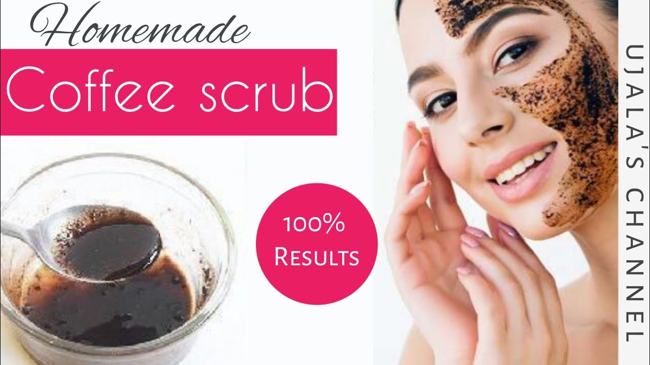 Coffee Scrub and Face Pack For Skin WhiteningRemove sun tan dark spots