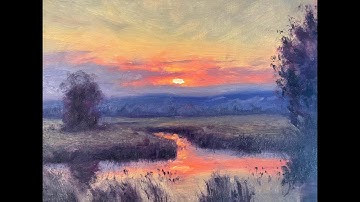 Tonalist Painting Class 4 part two painting demo