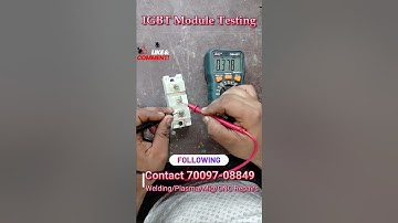 How to Test an IGBT Module in 60 Seconds! 🔧⚡IGBT Module Testing Made Easy! ✅ #shorts