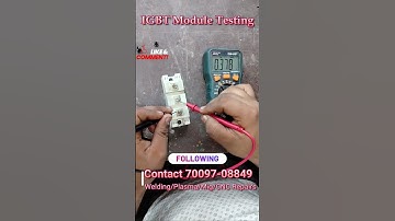 How to Test an IGBT Module in 60 Seconds! 🔧⚡IGBT Module Testing Made Easy! ✅ #shorts
