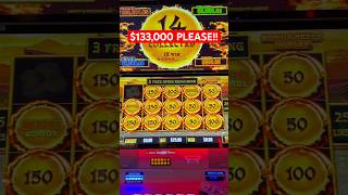 $133,000 please dragon link! #casino #slots #bonus #gambling