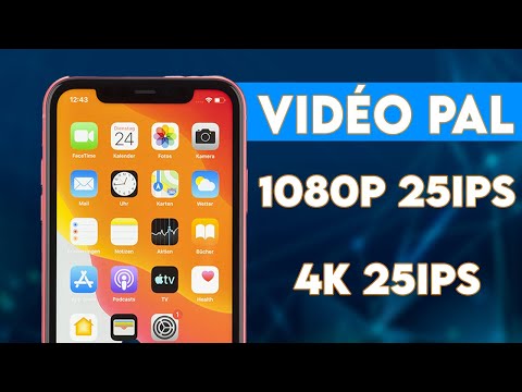Comment enregistrer une vidéo au format PAL sur iPhone (iOS 14/15) 25/50 IPS