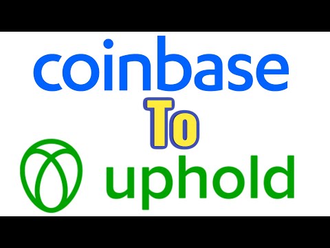 How To Transfer Your Coinbase To Uphold Exchange || Adam Shelton