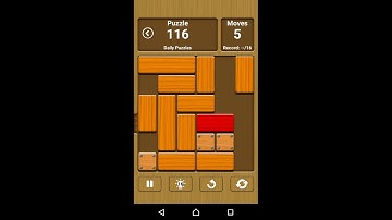 unblock me - Daily puzzle 116